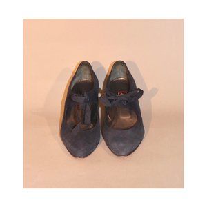 Peter Fox Blue Suede Pumps